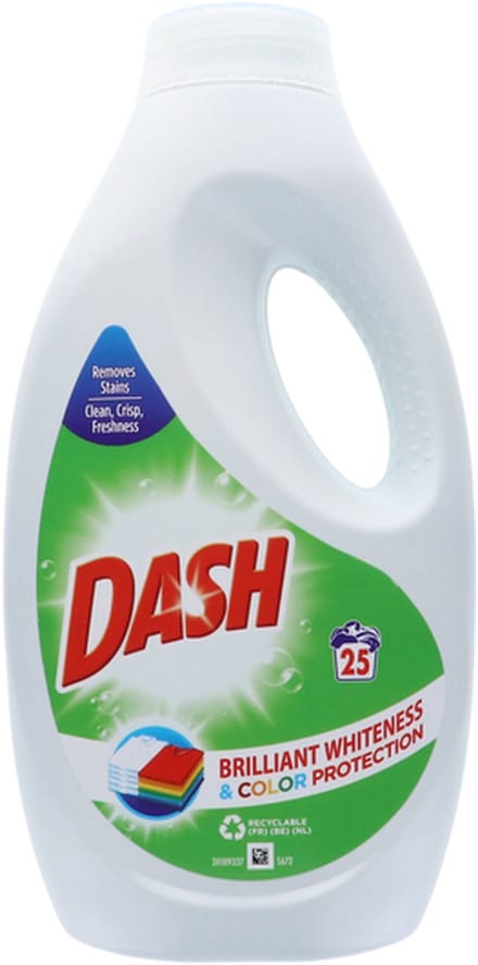 Dash - Wasmiddel - Vloeibaar - White & Color - 25wb/875ml