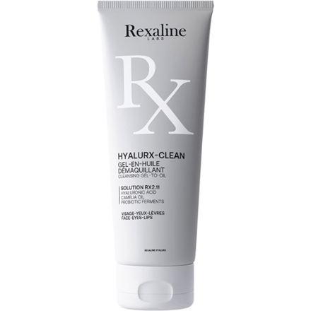 Rexaline HYALURX-CLEAN make-upreinigingsgel op basis van olie 125 ml