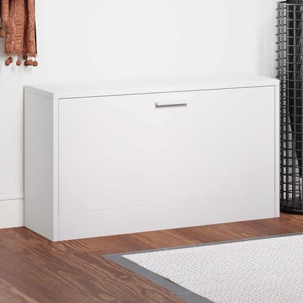 vidaXL - Schoenen - opbergkast - 80x24x45 - cm - wit