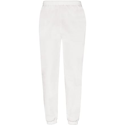 Fruit of the Loom Heren klassieke joggingbroek met elastiek (Wit)