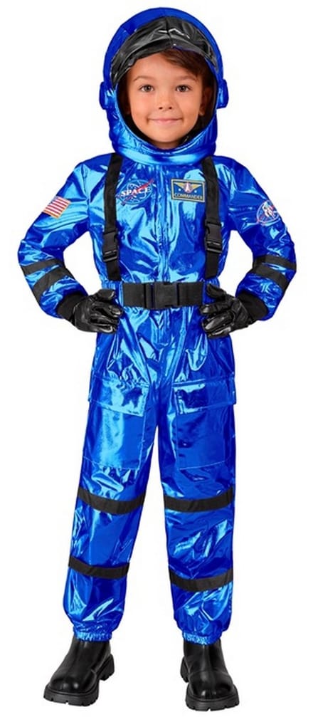 Blauwe Astronaut Blue Origin Kind Kostuum