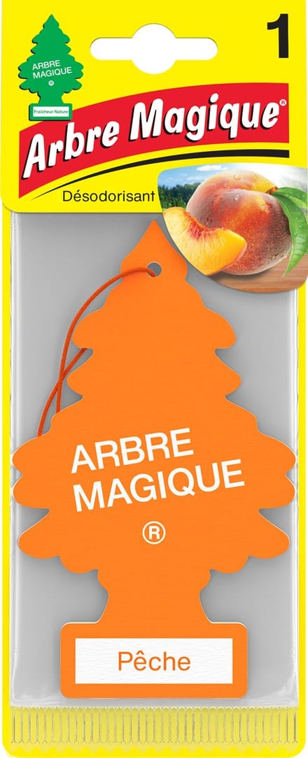 Wonderboom Luchtverfrisser Perzik - auto geurtje - auto parfum - Arbre Magique