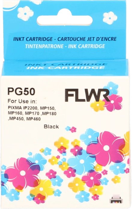 FLWR - inktcartrige / PG-50 / zwart  - geschikt voor Canon