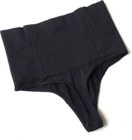 *** 2 Stuks Shape-up met ons Correctie Ondergoed! - High Waist String, Zwart, Maat 34/36 - van Heble®***