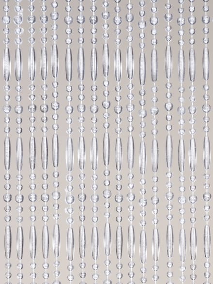Jekra Vliegengordijnen- kralengordijn - Juno - transparant - 90x210 cm