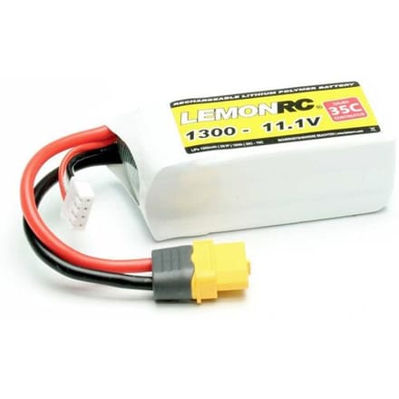 LemonRC LiPo accupack 11.1 V 1300 mAh Aantal cellen: 3 35 C Softcase XT60