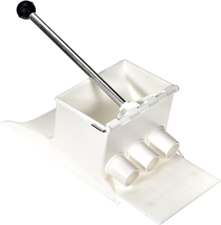ZMR® Krokettenmaker - Krokettenmachine - Krokettenpers - Wit - 15cm x 27cm x 20cm