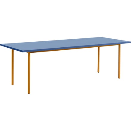 HAY Two Colour Tafel rechthoekig - blauw - oker - 240 x 90 cm