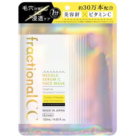 Fractional CC - Needle Serum C Face Mask 6 pcs