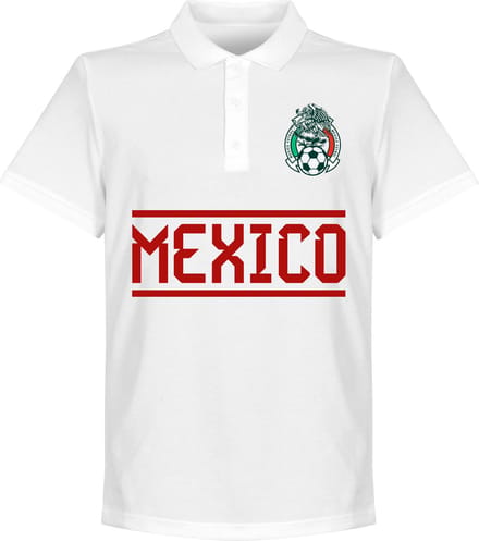 Mexico Team Polo - Wit - 5XL