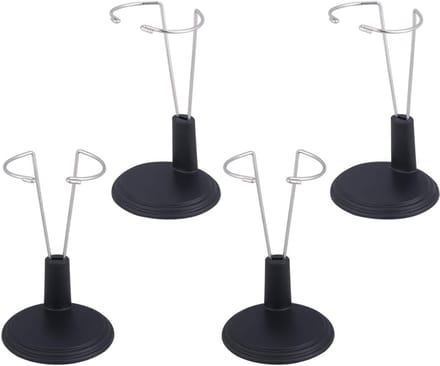 Poppen Standbeeld - Actie Figuur Houders - Display Poppen - Draagbaar Ontwerp - 10x5.5x2 cm