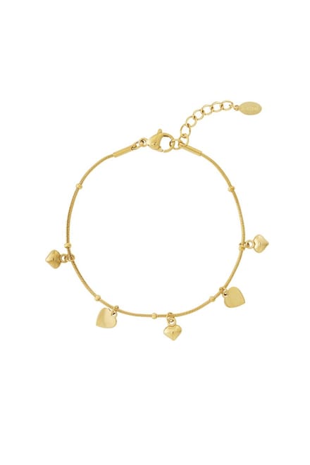 Goudlief.nl Mini hartjes armband