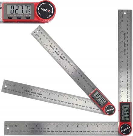 Yato Serie - Elektronische Hoekmeter - 300mm - Roestvrijstaal - LCD Display