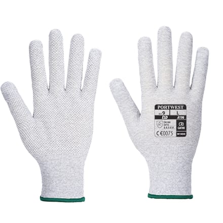 Antistatische Micro Dot handschoen, Portwest A196