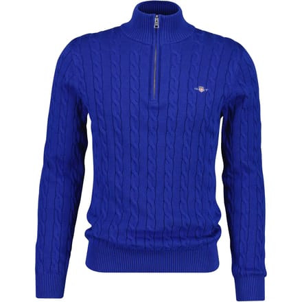 Pull 1/2 zip gedraaide brei Gant