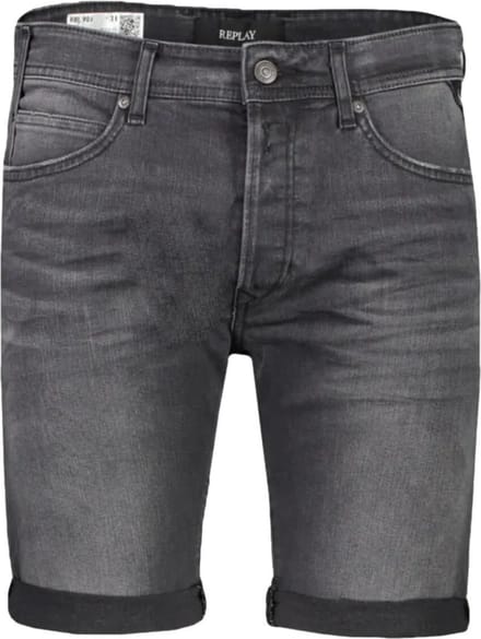 Replay Jeans Short RJB 901 Tapered Fit Black