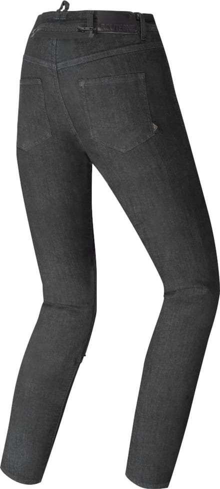 Merlin Trinity Stretch Dames Zwart Motorjeans