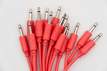 Bowl Modular - 5 patchkabels voor eurorack - recht - 120 cm - hot pink