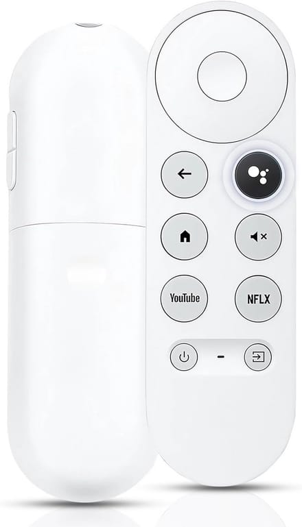 Universele afstandsbediening voor Google TV Streamer met Bluetooth en Spraakfunctie