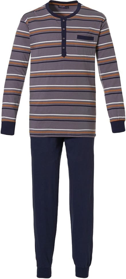Gestreepte heren pyjama katoen
