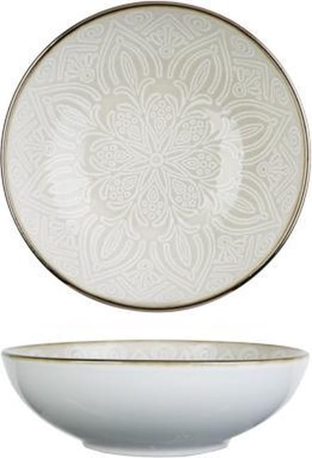 Cosy & Trendy Murano Beige Diep Bord D18,5xh5,7cm