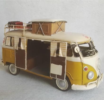 Volkswagen bus van blik met licentie VW t1 camper 25 cm