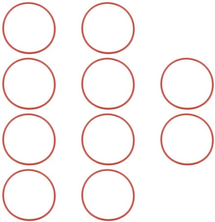 Dailygoods- O-Ring Set van 10 - Siliconen Afdichtingen - 97 x 4 mm - Lekpreventie - Flexibel - Scheurbestendig - Afdichtring