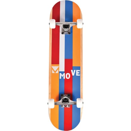 Skateboard - Move Stripes Red 31