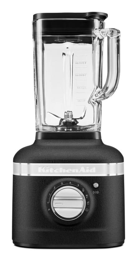 KitchenAid Blender 5KSB4026EBK - Artisan - Glazen kan van 1,4 L - 1200W - Smoothie maker - Mat Zwart