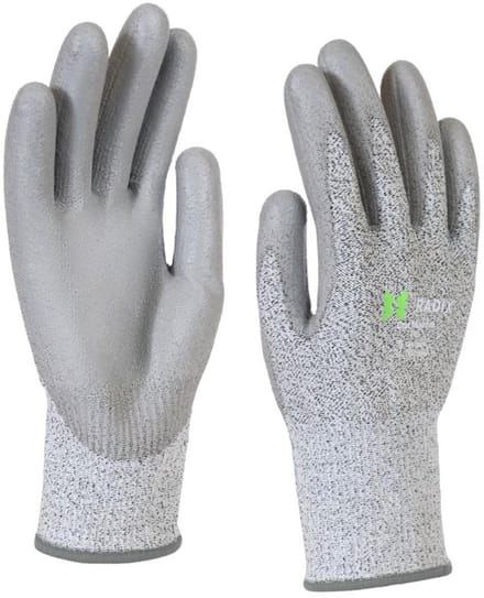 Radix CutMaster - Snijbestendige werkhandschoenen - PU Coating - Grey - M9 / L