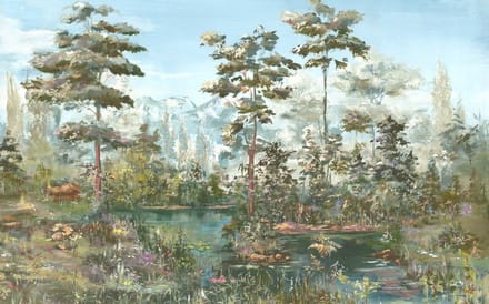 Fotobehang - Harmonic Homeland 400x250cm - Vliesbehang