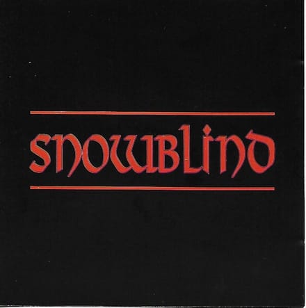 Snowblind - Snowblind