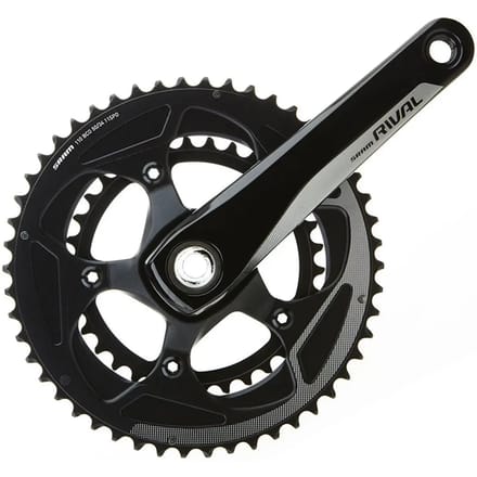 Crankstel sram rival 22 50-34 bb30 175mm exclusief lagers - ZWART