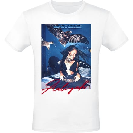 Aaliyah T-shirt - One In A Million - S tot XL - voor Mannen - wit