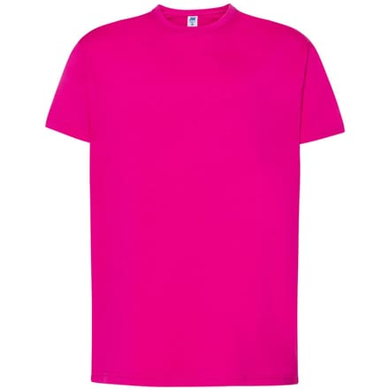 JHK Heren Normaal T-Shirt (Fuchsia)