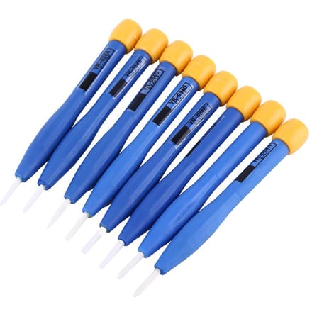 8pcs Adjust Frequency Screwdriver Anti static Plastic Ceramic Set Home Hand Tools Useful New wit