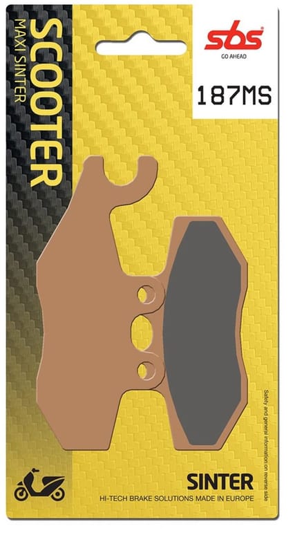 Plaquette de frein SBS pour Auto 187MS Neuf