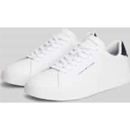 Tommy Hilfiger - Heren Sneakers Court Leather - Wit - Maat 42