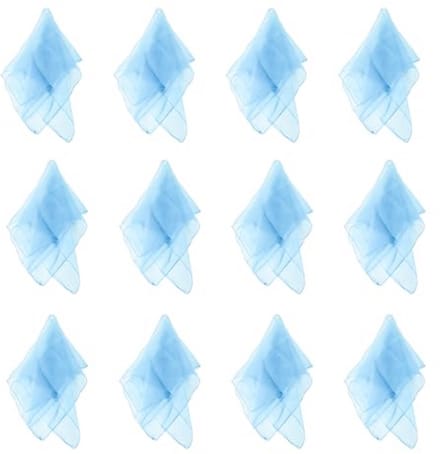 12-delige jonglerende danssjaals voor performances en shows - 24 x 24 inch