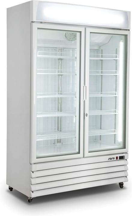 SARO G 885  - Geforceerd - Glasdeurkoeler - 2 Klapdeuren - All White - 453-10081