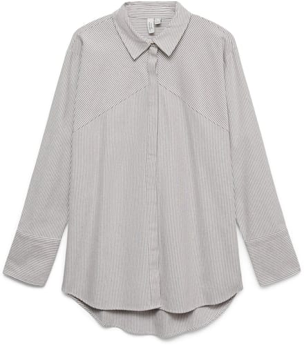 VERO MODA - VMJADA L/S DETAIL SHIRT WVN BTQ GA - Dames - Blouses