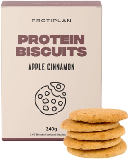 Protiplan - Protein Biscuit Appel Kaneel - 30 x 8 g - Low carb cake - Eiwitrijk