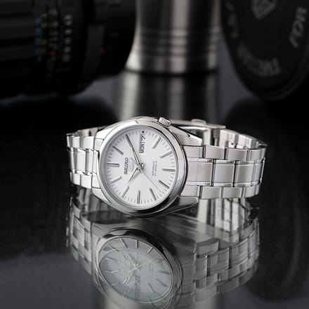 Seiko SNKL41K1 Herenhorloge 38 mm - Zilverkleurig