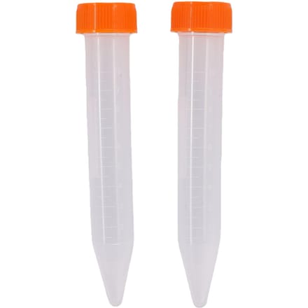 100 Pièces Tube à Centrifuger Conique 10ml Tube à Essai en Plastique Récipient Conique avec Bouchon pour Analyse de Laboratoire Science white