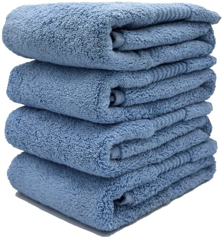 Max handdoek 50x70 cm blauw - set van 4