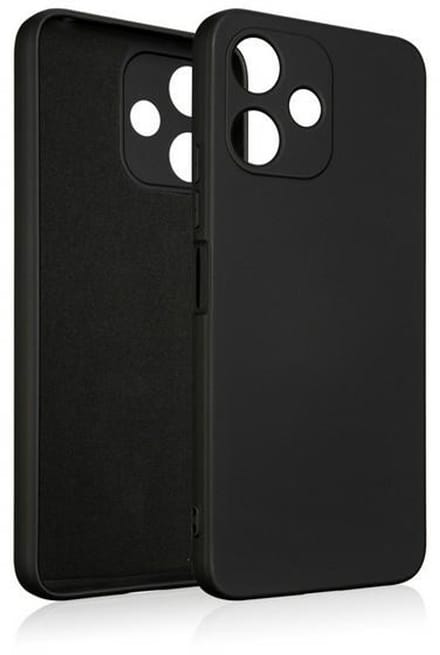 Beline Series - Siliconen Hoes - Xiaomi Redmi 12 - Zwart - Elegant