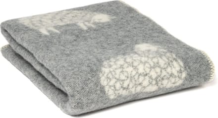 WOOOL Wollen Kinderdeken - SHEEP Mima (Grijs) - 130x90 - Ledikant