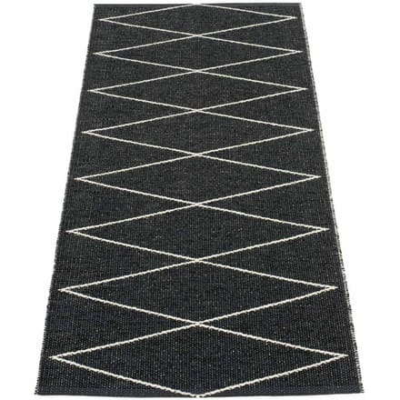 Pappelina - Max vloerkleed - zwart - 70 x 160 cm