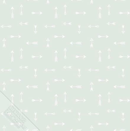 INGK Behang - Puck & Rose - Kinderbehang - Pijlen Groen