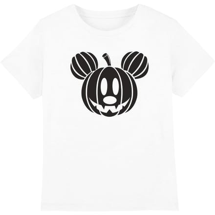 Disney Kinderen/Kinderen Mickey Mouse Pompoenhoofd T-shirt (Wit)
